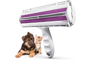 2 BROTHERS WHOLESALE Couch Pet Hair Removal Tool and Roller - Reusable, Easy-to-Clean Dog Hair Remover for Couch and Car, No Batteries or Mess, Ideal for Cat Hair Too