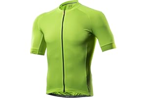 Santic Men’s Cycling Jersey Short Sleeve Bike Shirts for Men Bicycle Jacket with Pockets Breathable & Quick Dry Yorkson