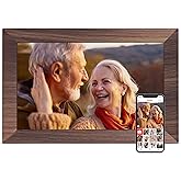 Frameo 10.1" Digital Picture Frame WiFi, Smart Electronic Photo Frame, 32GB | 1280*800 IPS HD Touchscreen, Instant Share Pictures Video, Auto-Rotate, Wall Mountable, Gifts for Mom, Wedding, House Warming