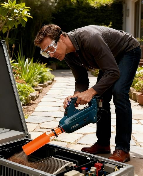 LEAF BLOWER AIR BOOSTER, UNIVERSAL BLOWER AIR BOOSTER ATTACHMENT, HIGH-SPEED CYCLONE 2X LEAF BLOWER EXTENSION,FITS 2-4 INCH NOZZLE, LAWN AND YARD CLEANUP ARTIFACT (1PCS)