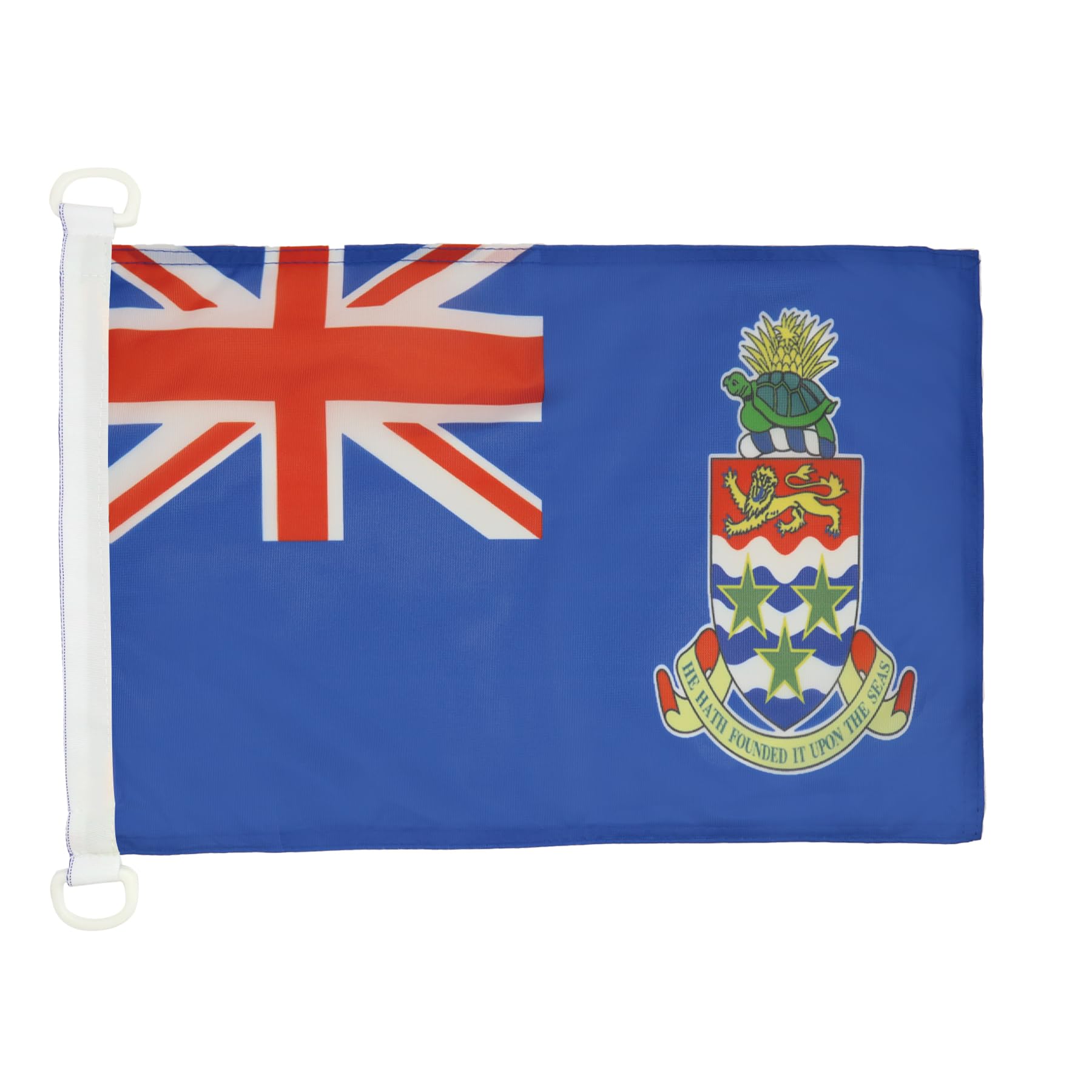 AZ FLAG - Cayman Islands Nautical Flag - 18'' x 12'' - For Outdoor and Boat - Caymanian Banner Knitted Polyester with Two Plastic Rings - Vivid Colors - 12x18 in - 45x30 Cm — image 1
