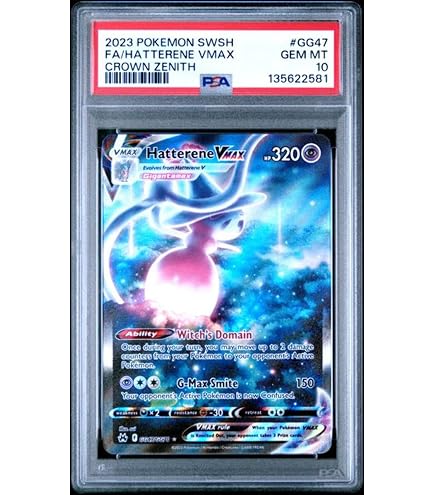 Amazon.com: Pokemon - Hatterene VMAX GG47/GG70 - Crown Zenith