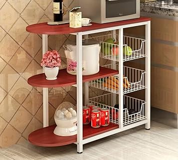 ILQ Estante de Cocina/Parrilla de microondas/Piso Cocina ...