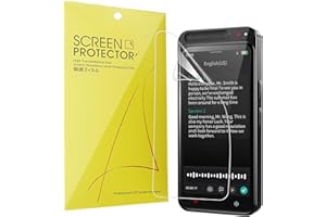 Lamshaw Compatible for HUREWA AI Voice Recorder Screen Protector, [6 Pack] Full Coverage TPU Clear Film Compatible for HUREWA