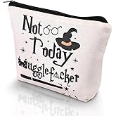 Paliboiu Magic Wizard Makeup Bag Funny Not Today Cosmetic Bag Gifts for Girl Sister Women