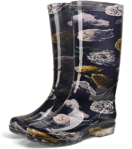 Amazon イグル 長靴 レディース おしゃれ レインブーツ ラバーブーツ オシャレ ロングブーツ スノーブーツ レインシューズ 黒 無地 雨靴 防寒 レインシューズ アウトドア カーデニング プレゼント 雪 雨 通勤 通学 レイングッズ 可愛い かわいい イグル レイン
