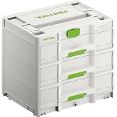 Festool 5777769 Sortainer&sup3; SYS3-SORT/3 M 337 | SYS3-compatible modular drawer unit &ndash; includes 6 long dividers, 9 short dividers &amp; label cover