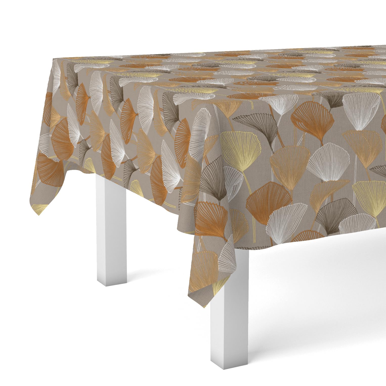 Martina Home Duero Oilcloth Tablecloth Brown 140 x 140 cm