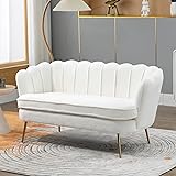 Anwick 59" Small Modern Chenille Loveseat