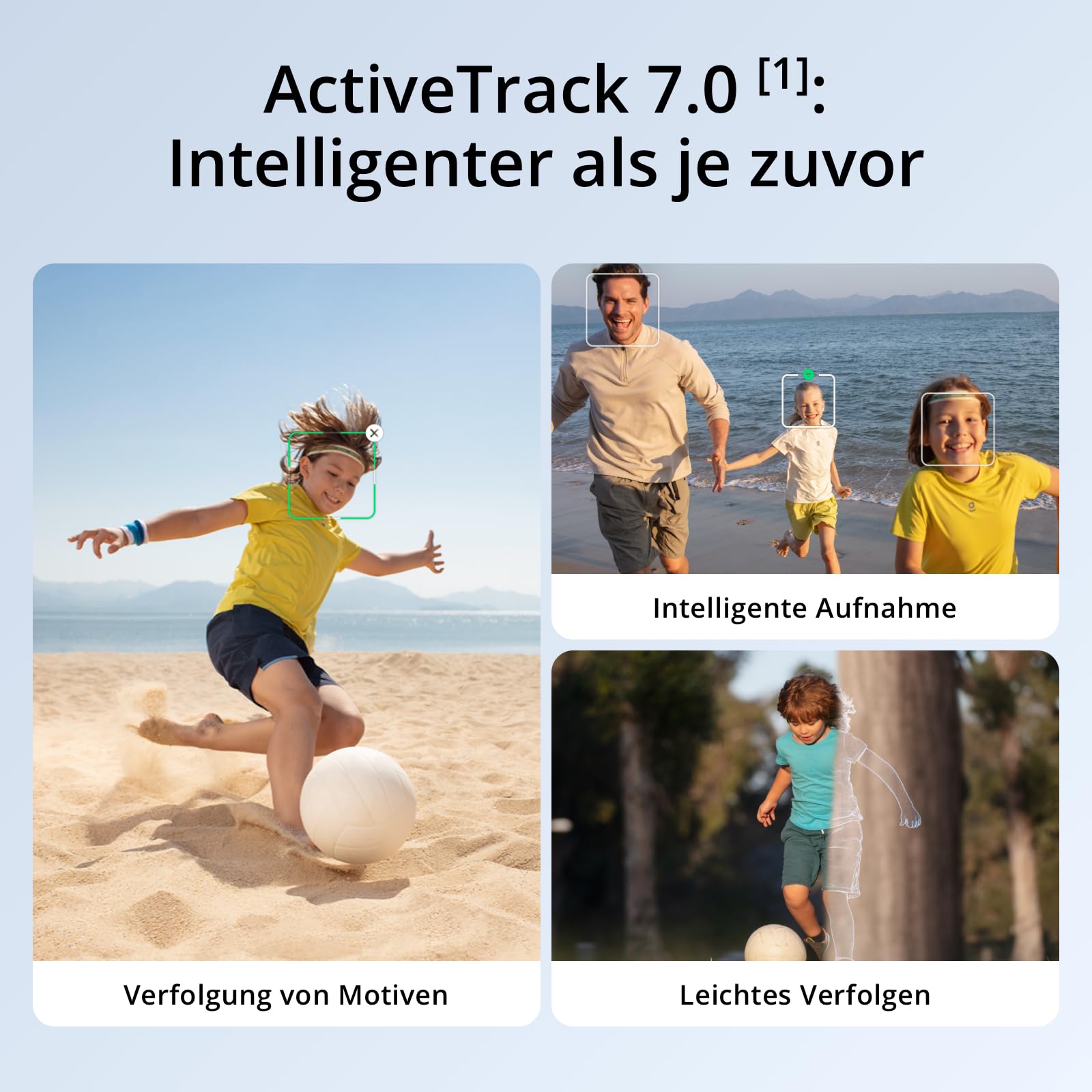 DJI Osmo Mobile 7 Gimbal-Stabilisator für iPhone, Android, integriertes Stativ, Ultraleicht, 3-Achsen-Smartphone-Gimbal, ActiveTrack 7.0, ShotGuides, EIN-klick-Bearbeitung, 10 Std. Nutzung 3