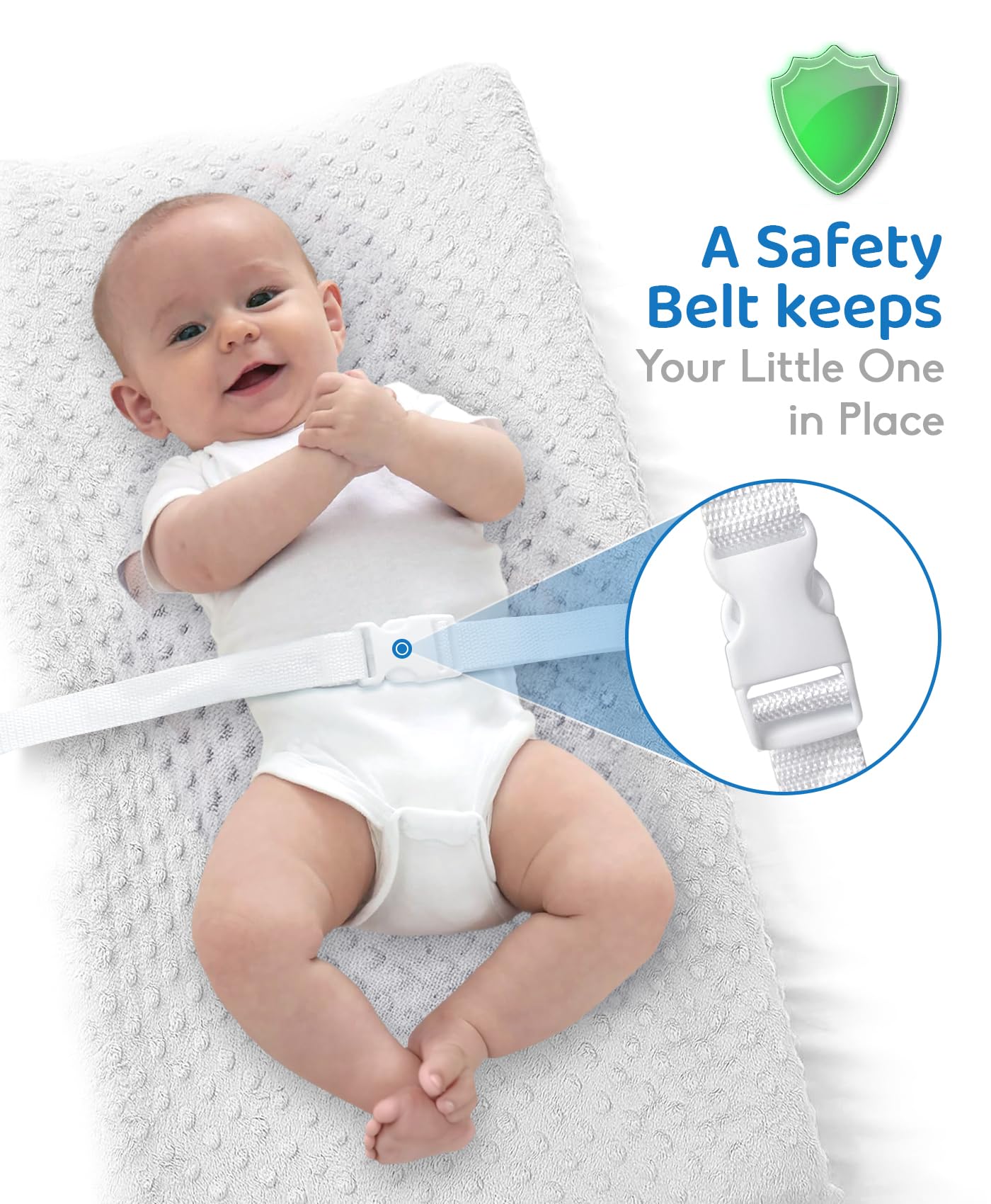 LOONAH Compact Small Changing Pad with Cover - 27