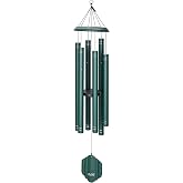 Arabesque by Wind River - 57 inch Emerald Wind Chime for Patio, Backyard, Garden, and Outdoor d&eacute;cor (Aluminum Chime) Made in the USA