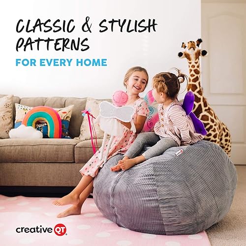Creative QT Stuffed Animal Storage Bean Bag Chair Stuff 'n Sit
