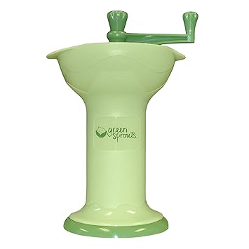 Amazon Com Green Sprouts Fresh Baby Food Mill Easily Purees Food For Baby Seperates Seeds Skins From Puree Compact Size No Batteries Or Electricity Needed Dishwasher Safe Kitchen Dining