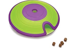 Outward Hound by Nina Ottosson Dog Treat Maze Dog Puzzle Enrichment Toy, Level 2 Intermediate, Green