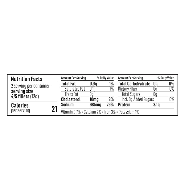 SEA TALES ANCHOVY FILLETS IN OLIVE OIL, 45 GR
