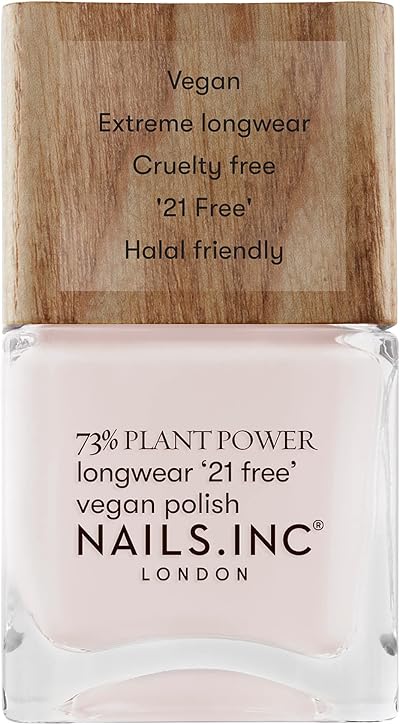 Nails.INC 73% Plant Power Nail Polish 14 ml Long Lasting Quick Dry Cruelty Free
