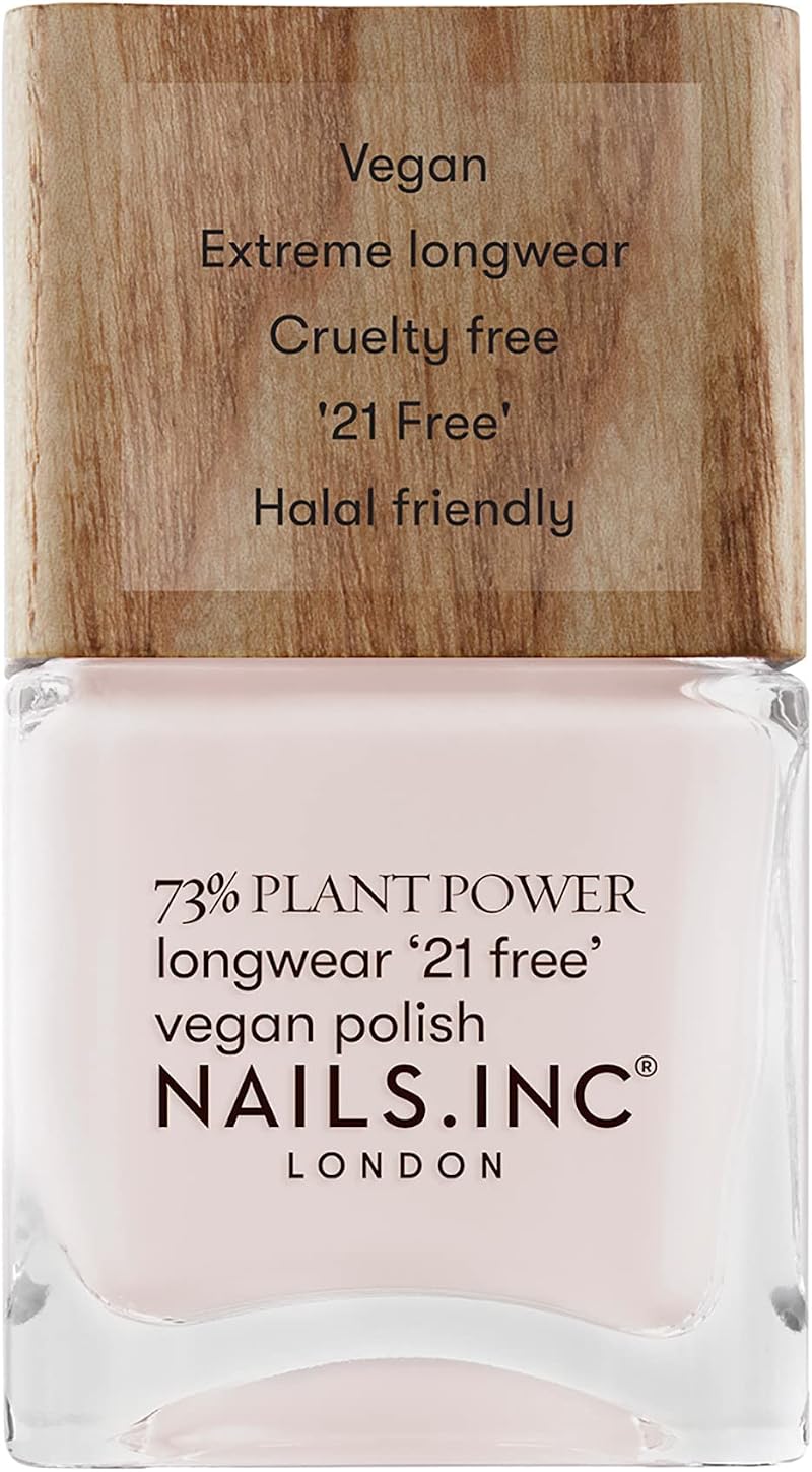 Nails.INC 73% Plant Power Nail Polish 14 ml Long Lasting Quick Dry Cruelty Free