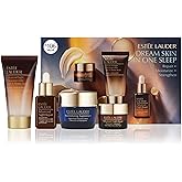 Estée Lauder Dream Skin In One Sleep 4-Piece Skincare Set | Repair + Moisturize + Strengthen | Includes Cleanser 1 Fl Oz, Face Serum 0.5 Fl Oz, Moisturizer 0.5 Ounce & Overnight Treatment 0.24 Fl Oz