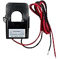 AC Current Sensor Transformer, Core Current Transformer Coil Sensor for 100A Amp Energy Meter