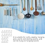 Aidi 20 Pcs S Hooks for Hanging Small Stainless Steel 1.5x2.5cm view 6
