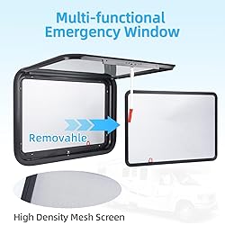 RVSNAIL RV Window for Trailer Camper, 30" W x 22" H