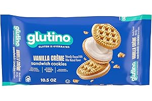 Glutino Gluten Free Vanilla Creme Cookies,10.5 oz