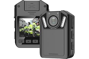 WEIIBDIE Body Cameras with Audio and Video Recording,2k 1440P,128G Memory,Night Vision,3000mah Battery Last 11-12 Hrs, Wearable Body Camera for Law Enforcement, Security Guard,Civilian