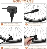 Jsdoin Bike Pump High Pressure Floor Pump Dual Presta Schrader 160 psi Orange view 7