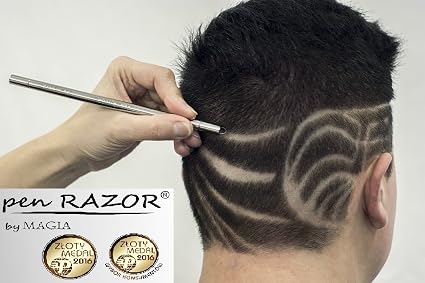 Cortes de pelo con dibujos rayas 2017