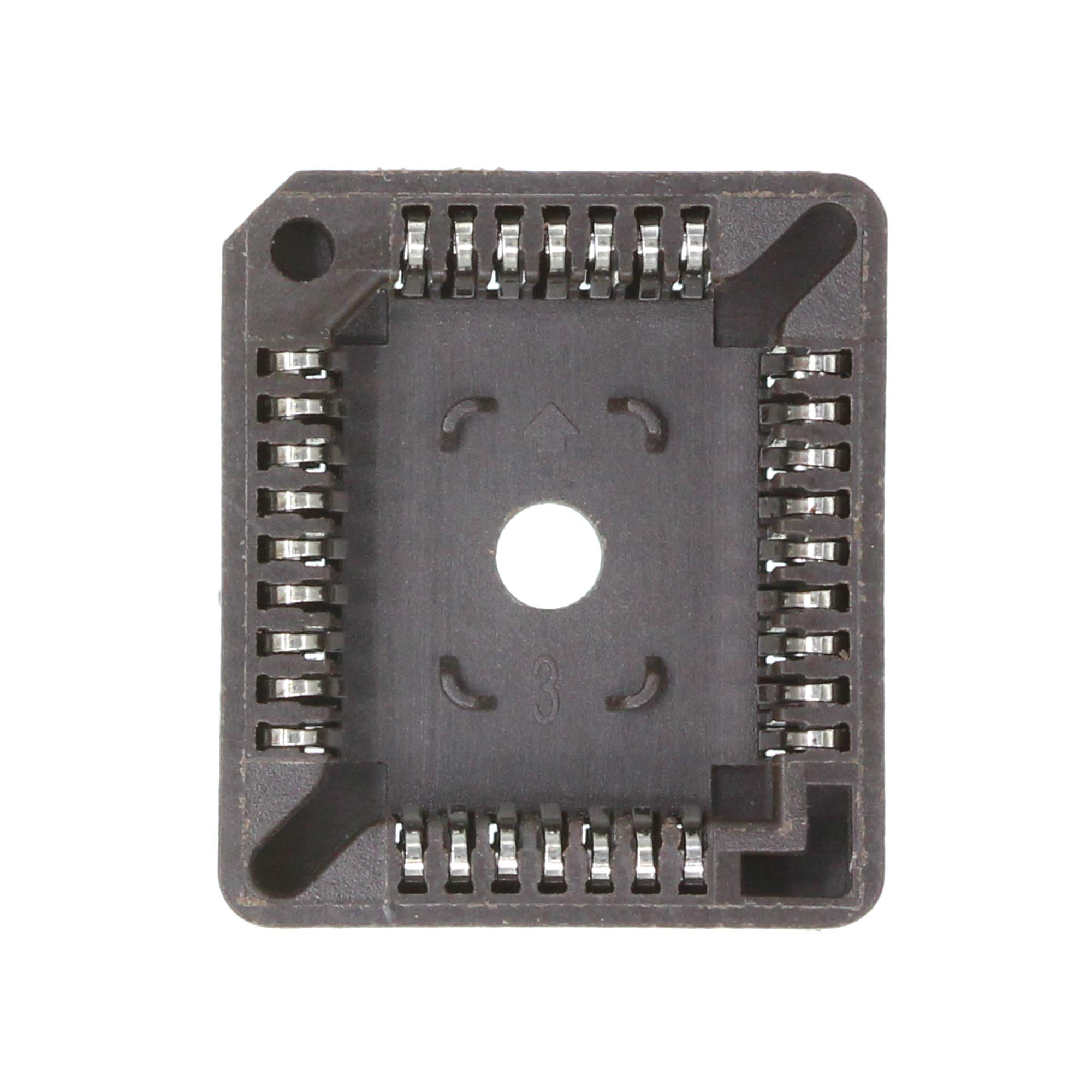 HUABAN 5PCS IC Socket Adapter PLCC32 32 Pin Through Hole Mounting DIP PLCC Converter