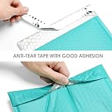 Switory 25pcs Teal Bubble Mailers 21.6x28cm Self Seal Padded Envelopes A4 view 3