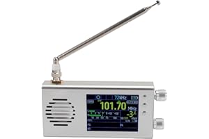 Portable SSB Shortwave Radio Receiver, Full Band Radio SW CB VHF UHF WX AIR LW MW SSB FM AM Receiver 3.2in LCD Display, Dual 