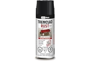 Rust-Oleum Tremclad Oil-Based Rust Paint in Gloss black 340g
