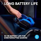 Logitech G535 Lightspeed Wireless Gaming Headset Black/Blue view 3