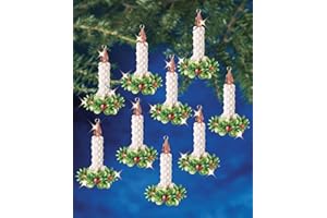 The Beadery Ornament Bead Kit, Candle Wreath Makes 12