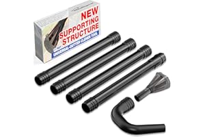 Sealegend Universal Gutter Cleaning Kit for Leaf Blowers with New Supportive Structure Vacuum Attachment for Blower Gutter Cleaning Tools from The Ground Leaf Reomver, 11 Feet