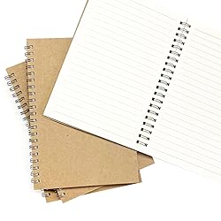 2 Pack College Ruled Notebook, Soft Yellow Cover