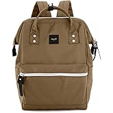 himawari Laptop Backpack for Women & Men 16 Inch - Water Resistant Anti-Theft Travel Backpack with USB Charging Port, Large Business Computer Bag for College (1881-mocha)