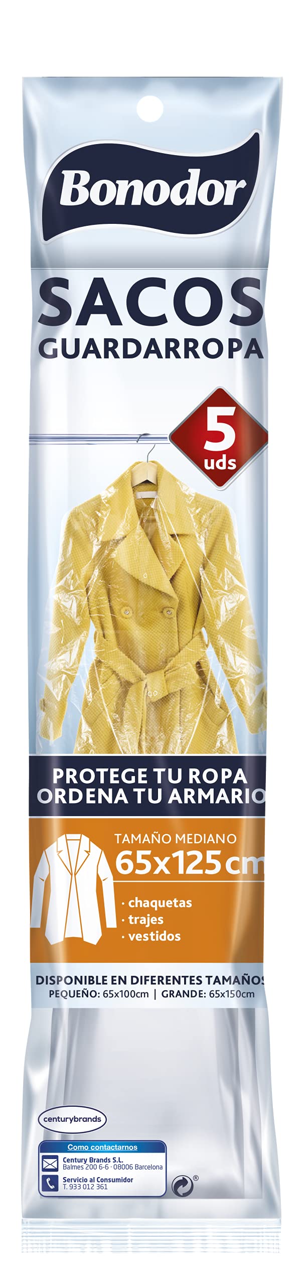 Bonodor Laundry Bag, Multi-Colour, 65 x 125 cm