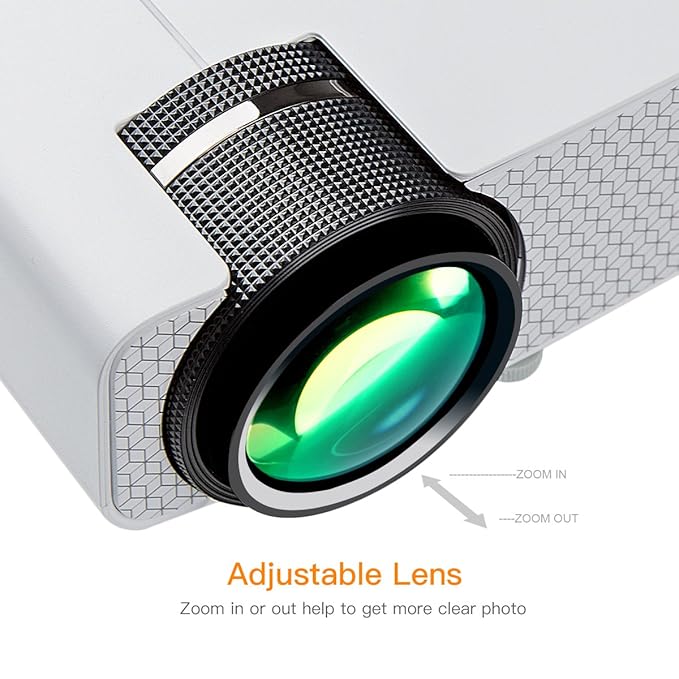 RAGU Mini Proyector, Z400 Proyector de Video Portátil Home ...