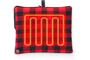 24x20Inch Stadium Seat Heating Pad, Battery Heated Outdoor Chair Cushion for Camping,Stadium,Office or Home, (Battery NOT Inc