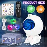 Joyreal Sensory Lights Toy Set Astronaut Galaxy Projector 4pcs with Remote view 6