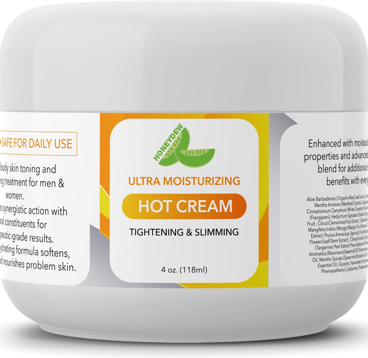Maple Holistics Hot Firming Lotion Sweat Enhancer, Skin Tightening Cream for Stomach Fat and Cellulite