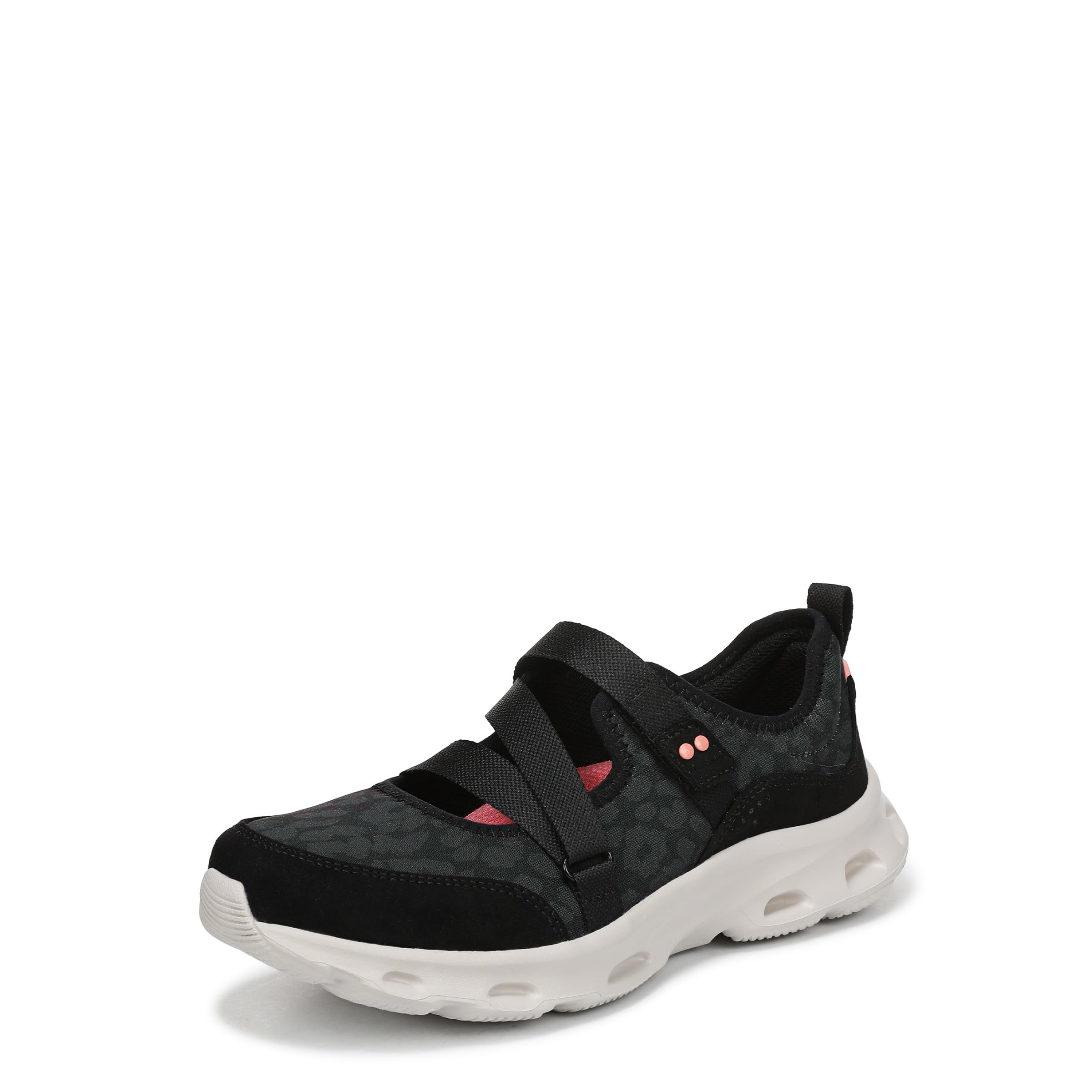 Ryka Women’s Activfoam Mj Mary Jane Shoes Black Leopard 7.5 M
