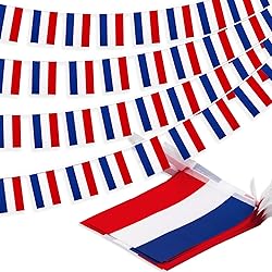 Netherlands Dutch String Flag Pennant Banner, Small