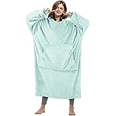 Catalonia Oversized Blanket Hoodie Sweatshirt, Fleece Pullover with Large Front Pocket, for Adults Men Women