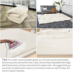 Baby Play Mat for Floor,1.3" Thick Memory Foam