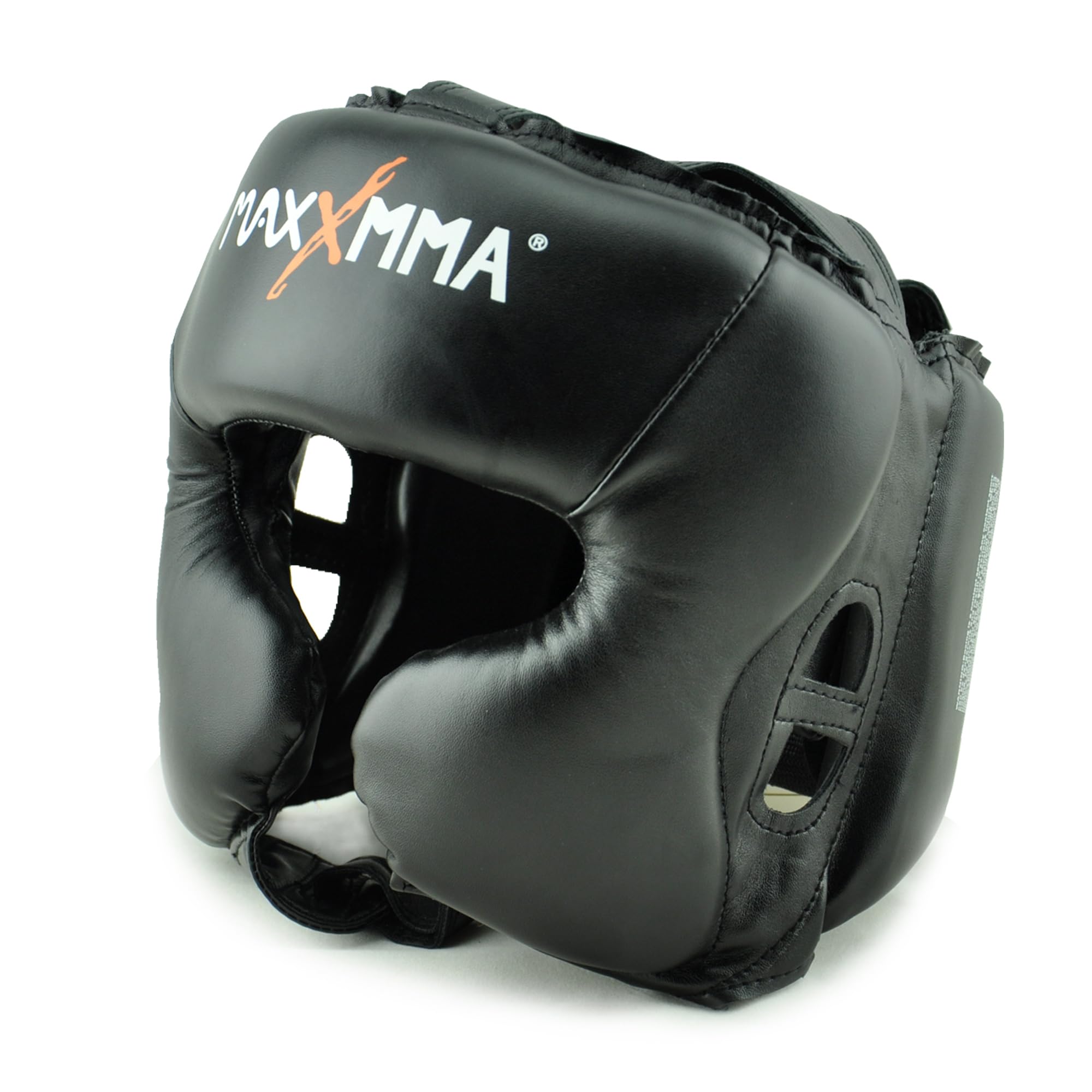 Photo 1 of MaxxMMA Headgear L/XL Boxing MMA Training Kickboxing Sparring Karate Taekwondo (Black)