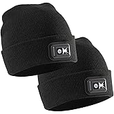POWERCAP LED Hat Light 150 Lumens Rechargeable Fleece Beanie with Bright Built-in Headlamp Waterproof LED Warm One Size Cap